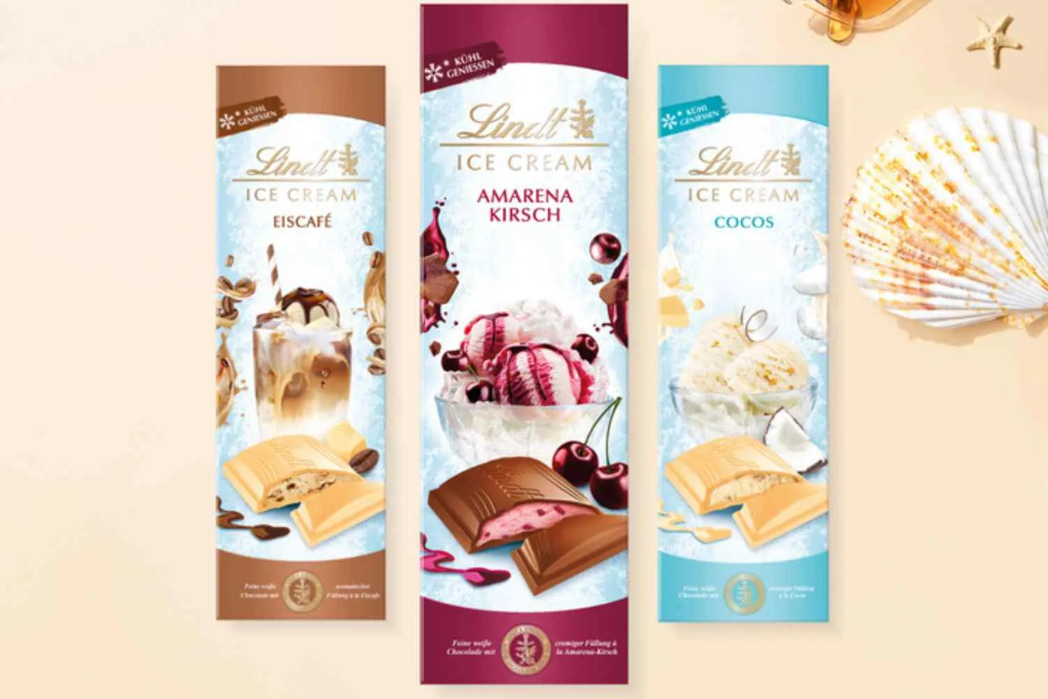 Tutti pazzi per le nuove tavolette di cioccolato Creation e Ice Cream di Lindt da gustare fredde