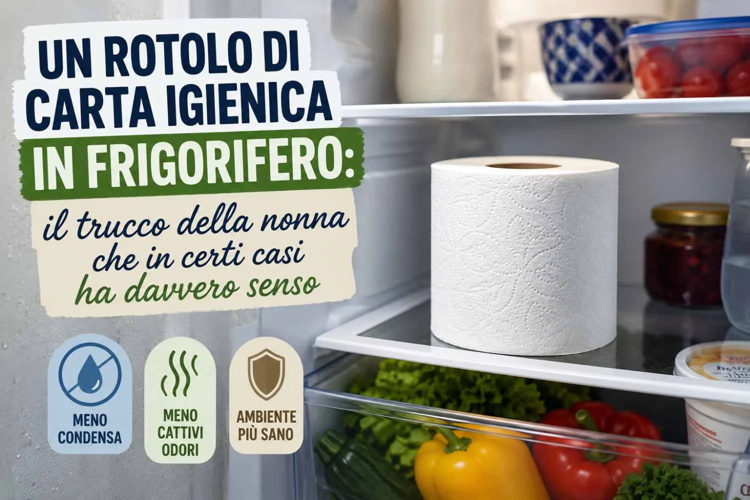 Perché in molti stanno mettendo un rotolo di carta igienica nel frigorifero (soprattutto delle case vacanze)?