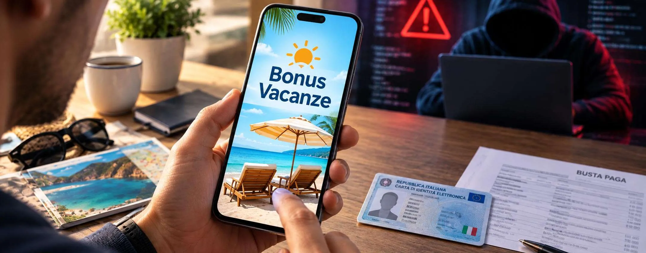 Bonus Vacanze, occhio al sito che ruba documenti e busta paga
