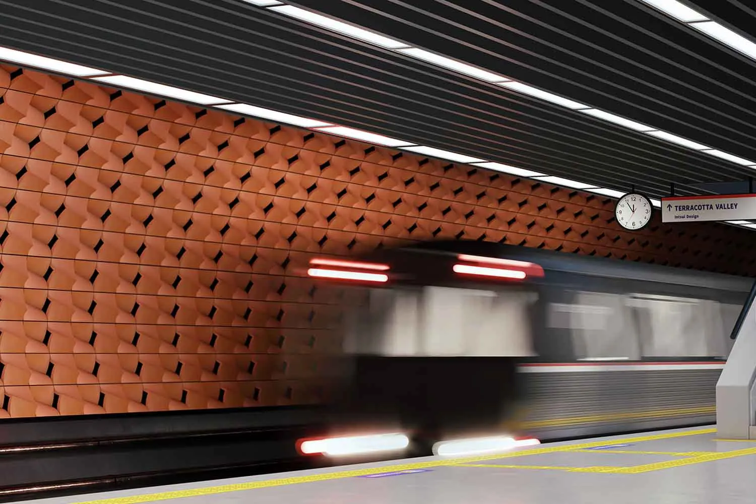 E se rinfrescassimo le stazioni della metropolitana con piastrelle in terracotta?