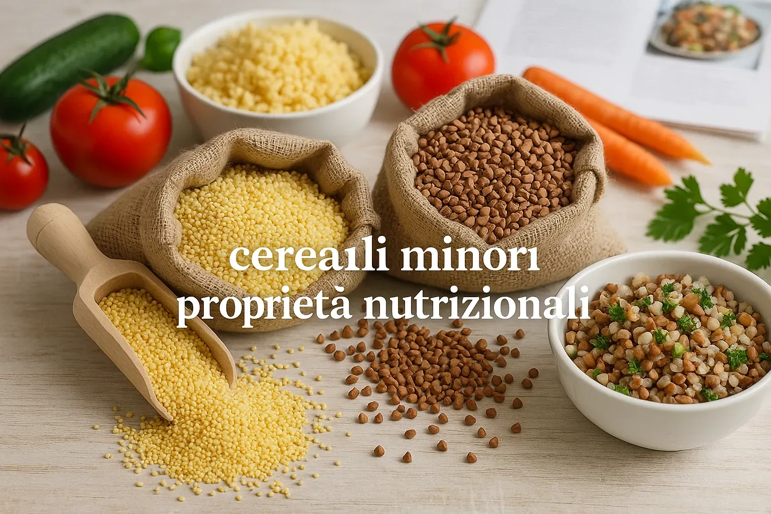 Cereali minori proprietà nutrizionali: miglio e grano saraceno