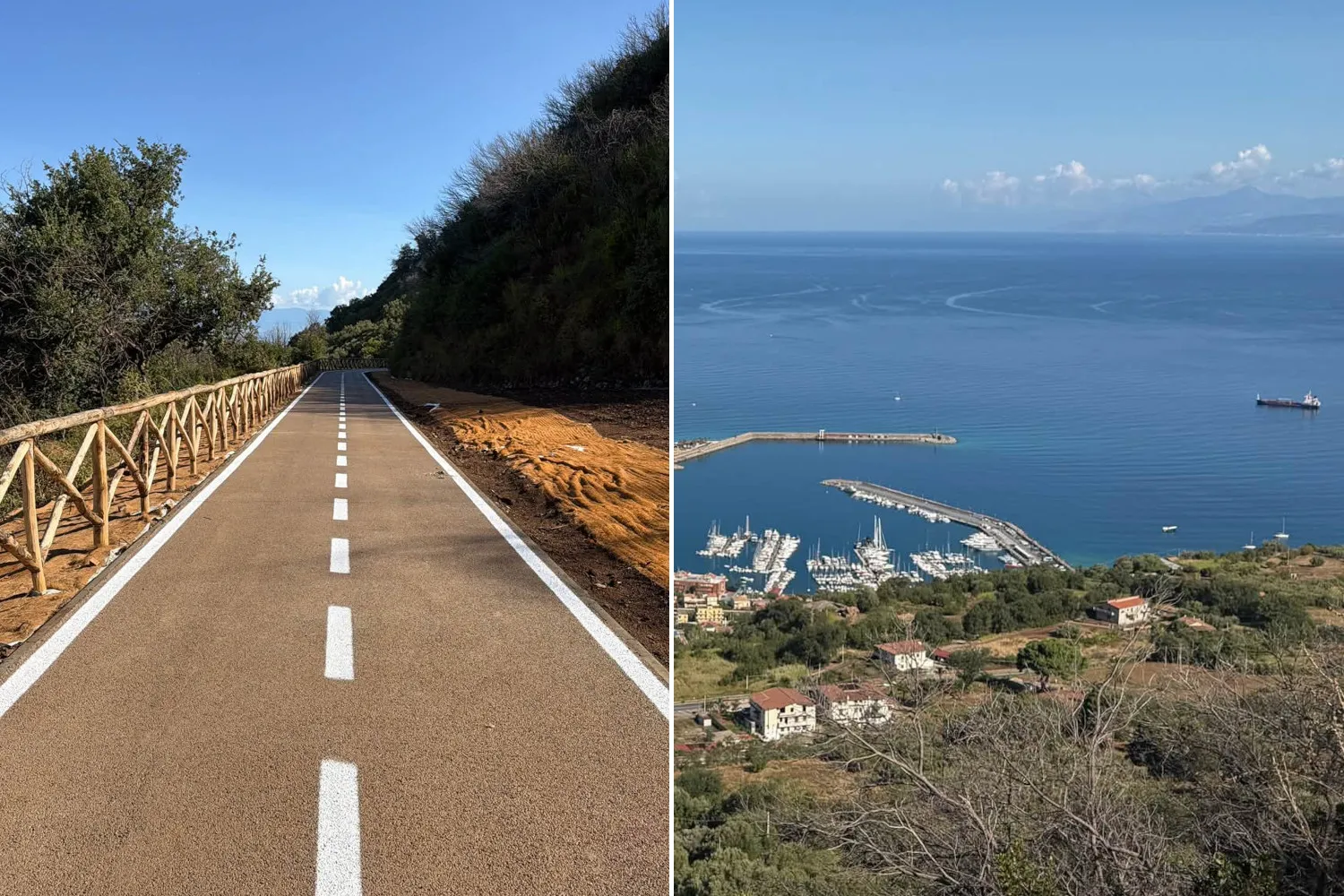 La vecchia ferrovia della Littorina torna a vivere: a Vibo Valentia nasce una ciclopedonale panoramica (con vista sul mare e lo Stromboli)