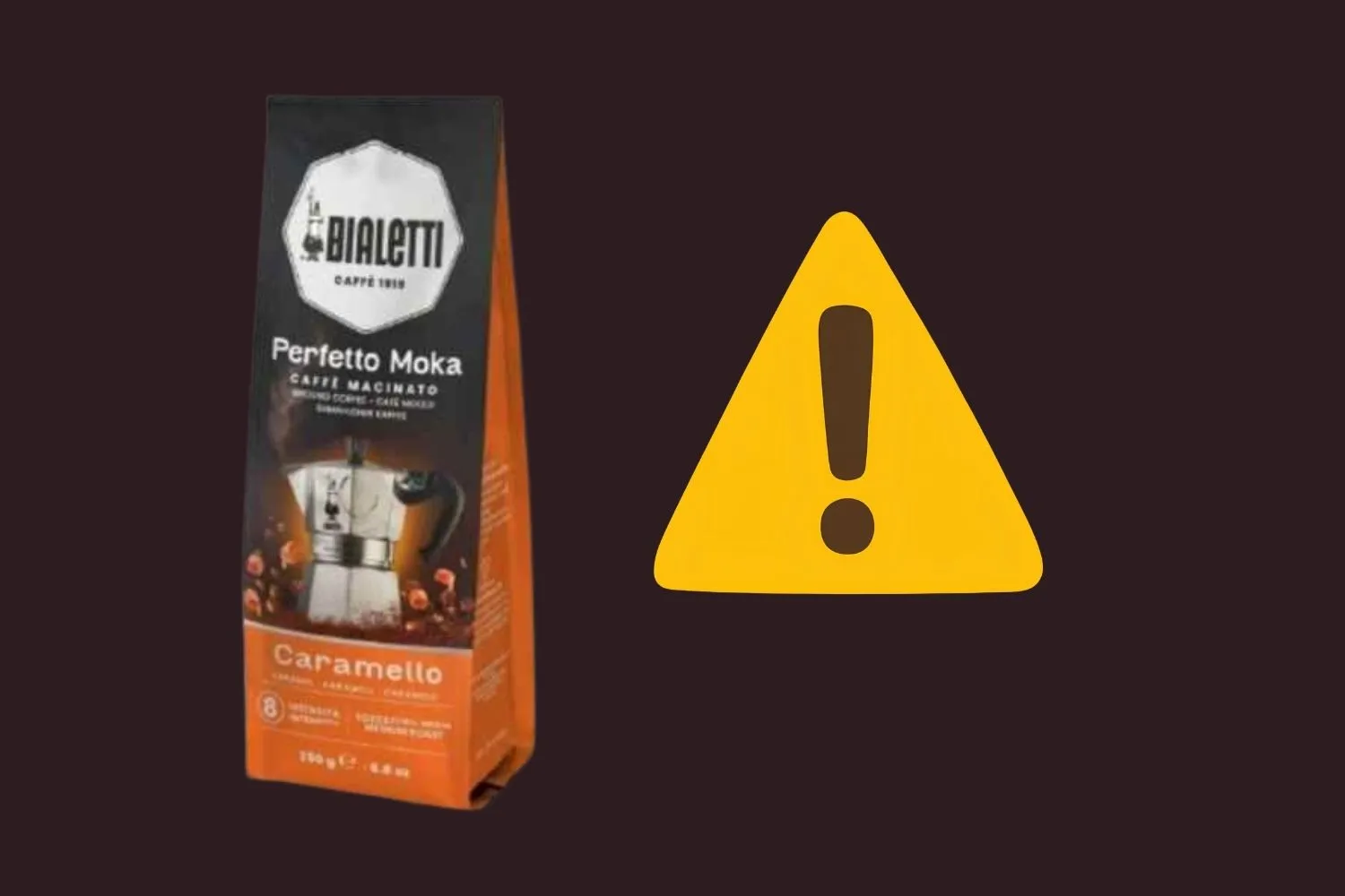 Richiamo caffè Bialetti: ritirato un lotto di Perfetto Moka al caramello per ocratossina A