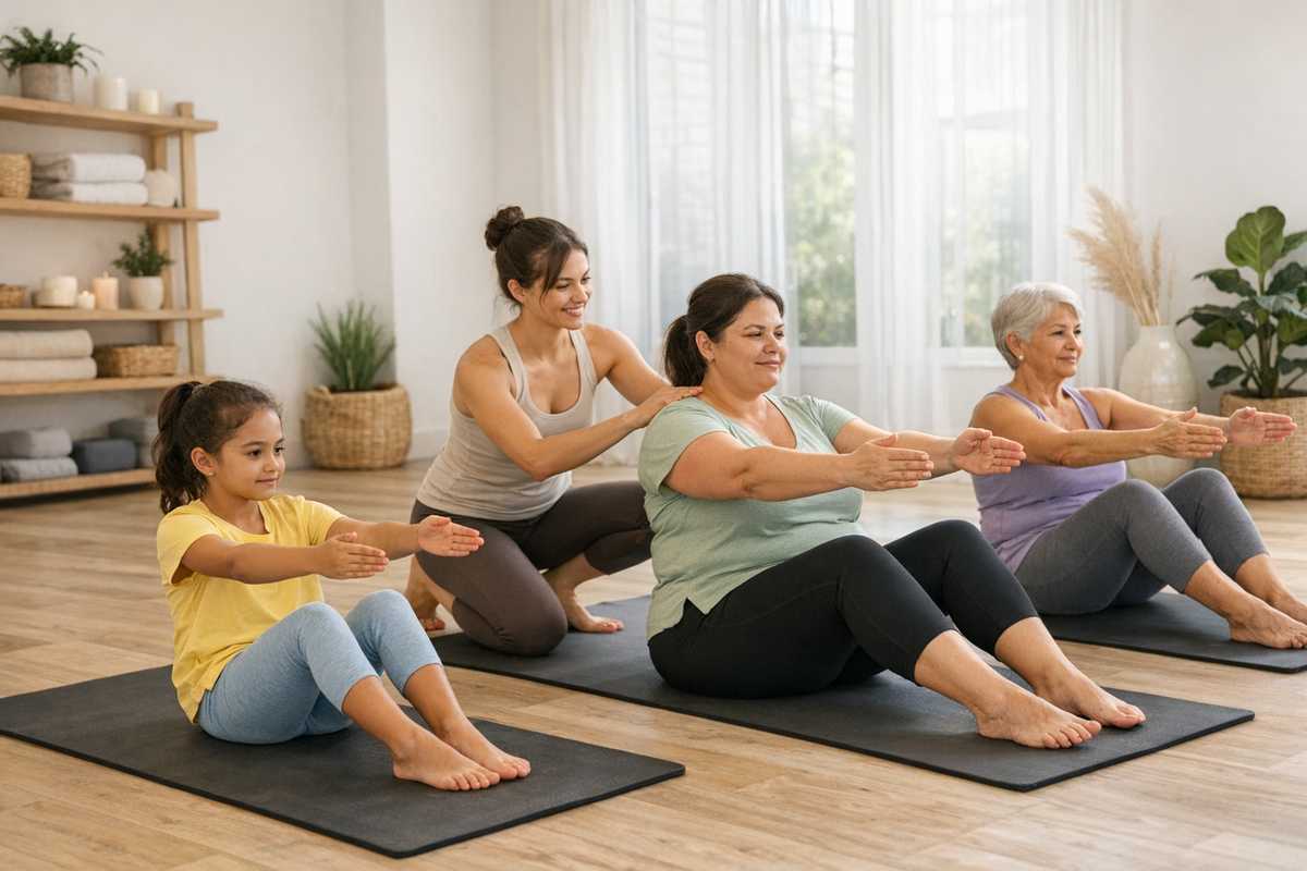 Pilates per ogni età, come cambia la pratica tra bambini, adulti e over 50 - benessereblog.it