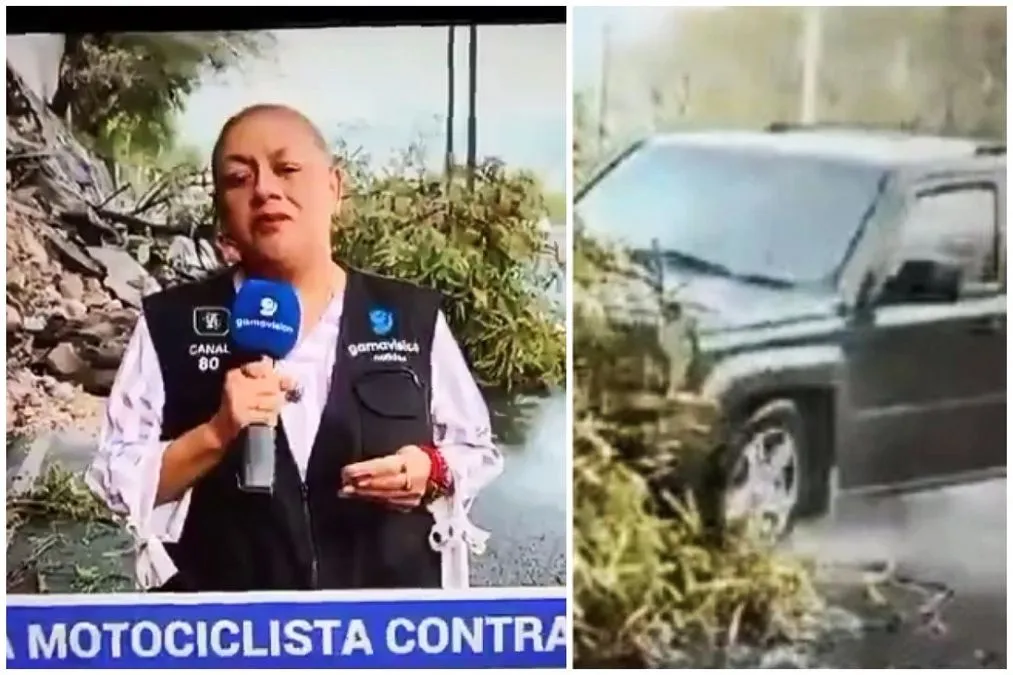 Auto investe giornalista in diretta tv, le immagini del terrificante impatto - HDmotori.it