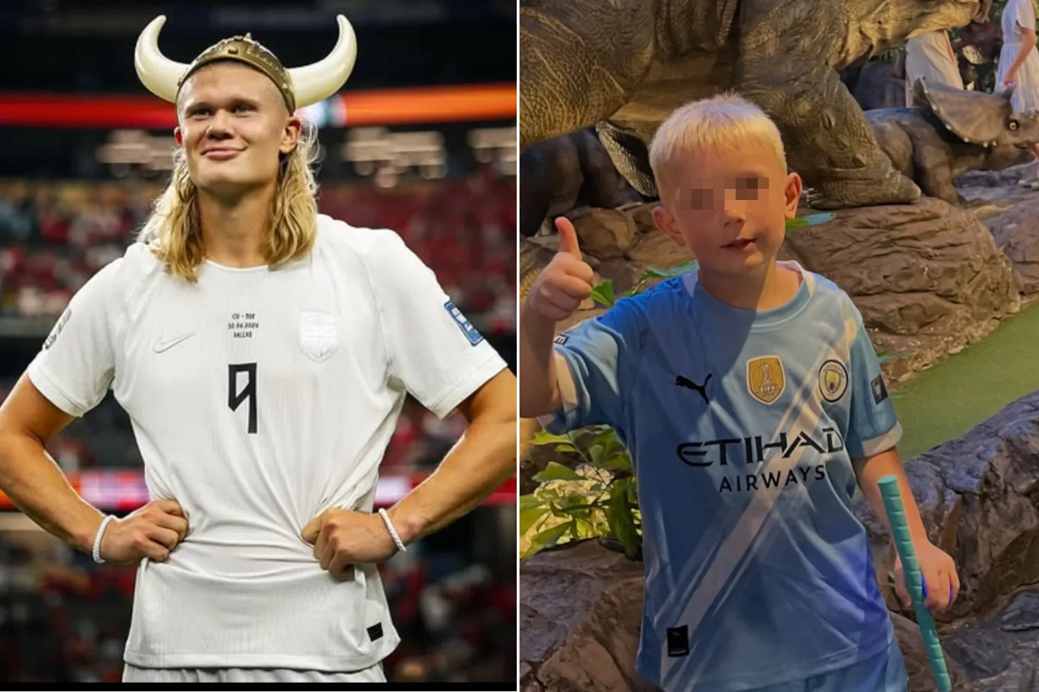 Il cuore d’oro del “vichingo” Erling Haaland: invia una lettera e la maglia della Norvegia alla famiglia di un piccolo tifoso morto a 6 anni