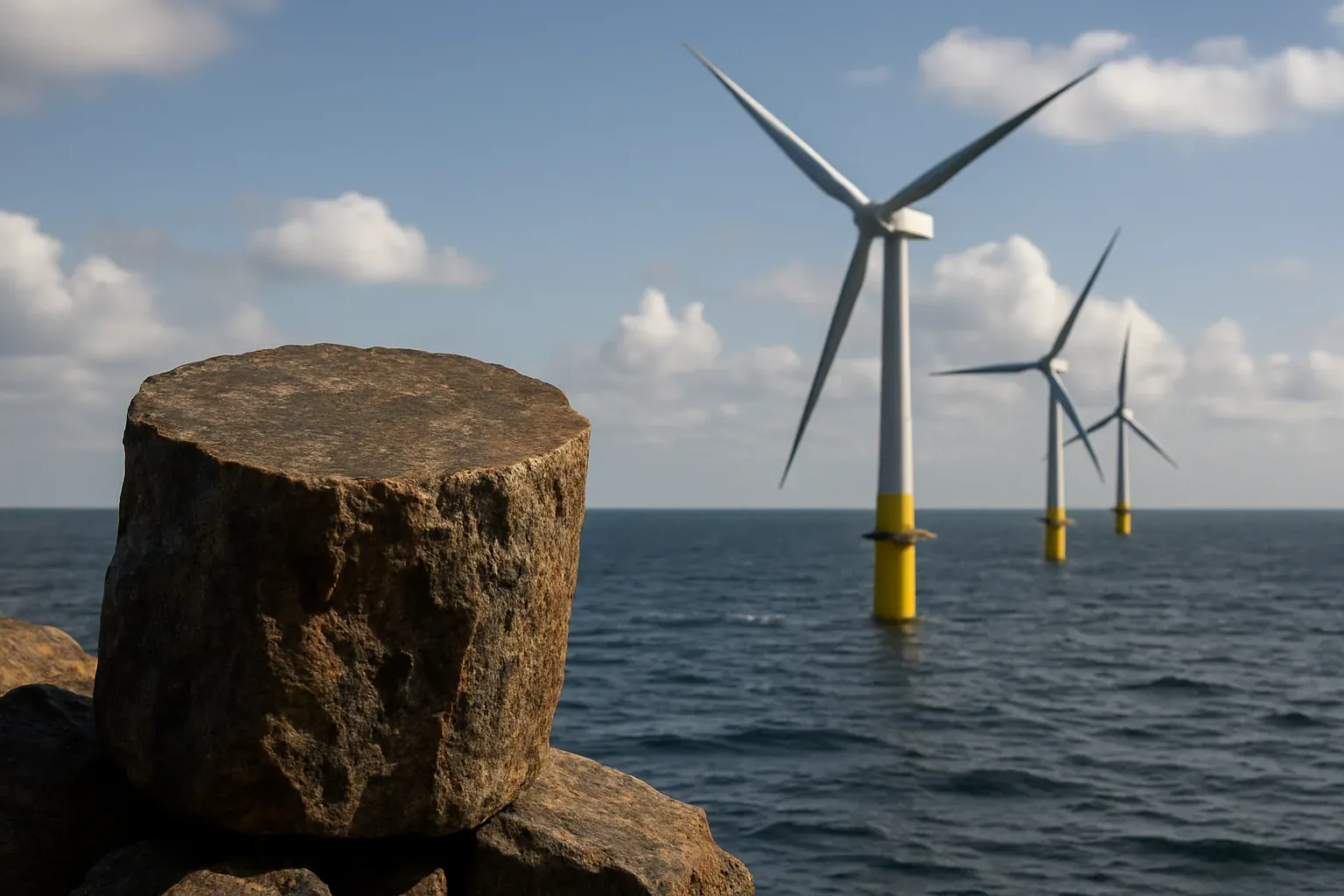 Terre rare eolico offshore: 47 progetti Ue per la filiera critica