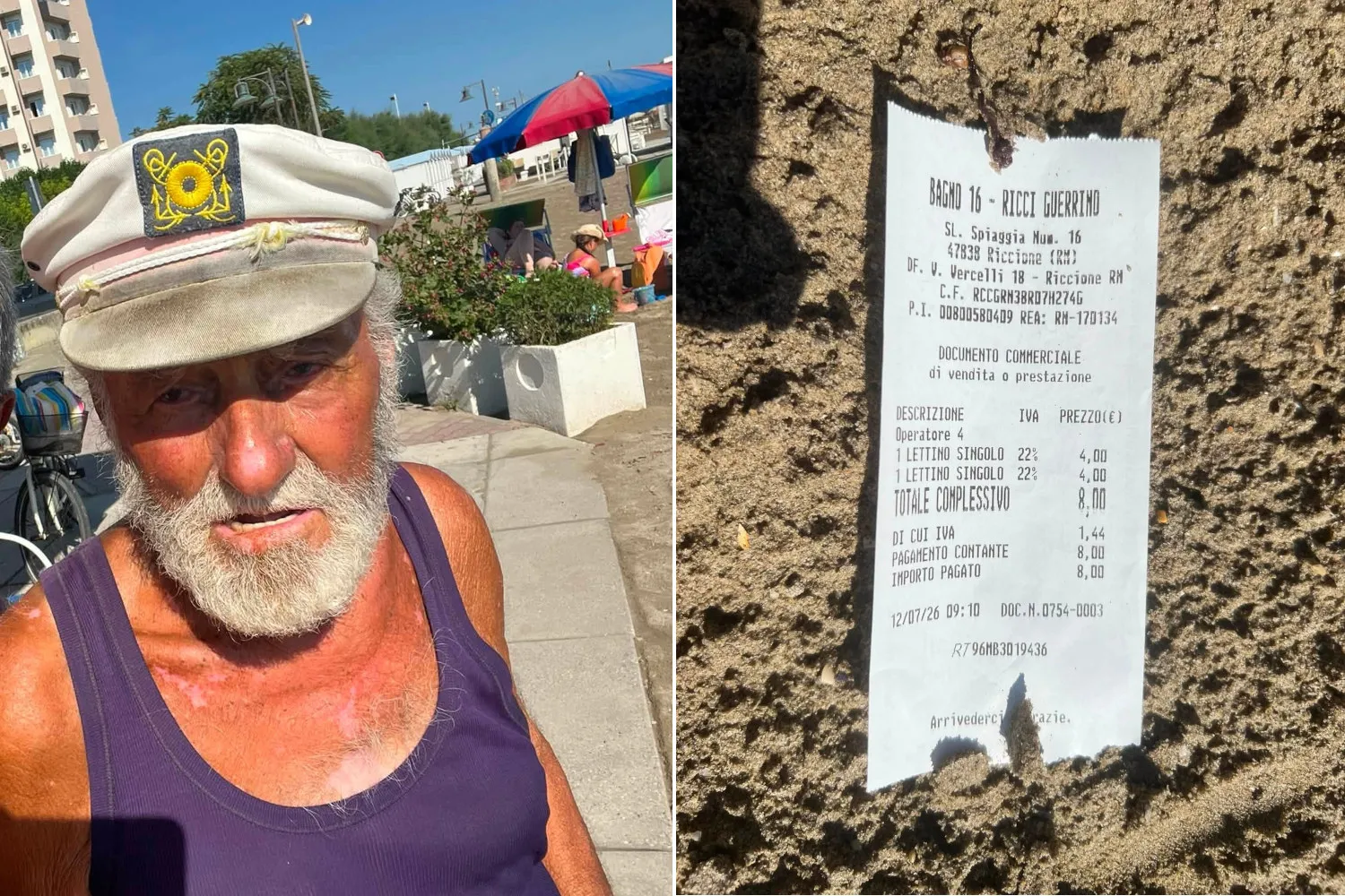 Lettino a 4 euro e ombrellone gratis in questo lido a Riccione: la battaglia di Guerrino Ricci contro il caro spiagge