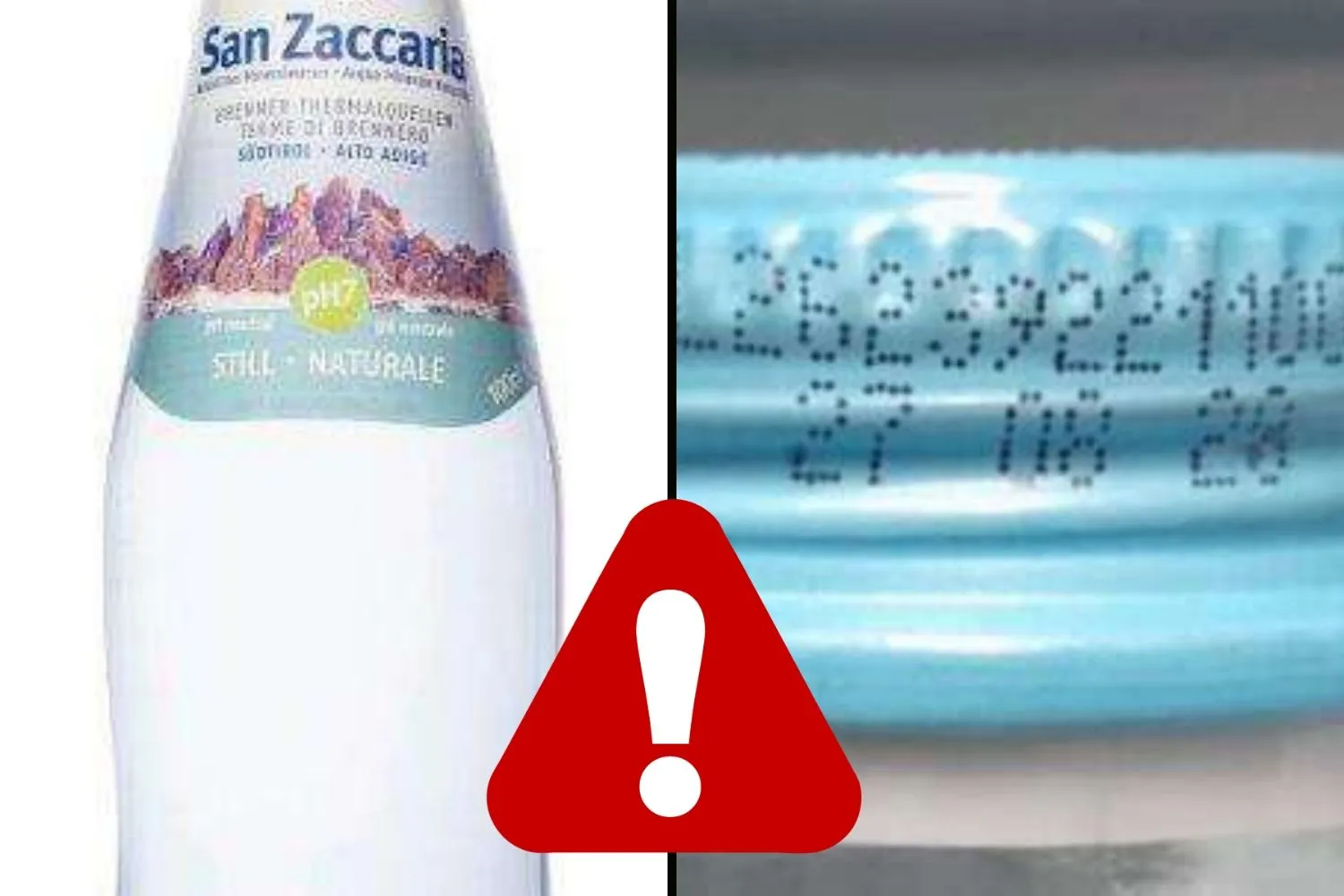 Acqua minerale richiamata dai supermercati per rischio batterico: attenzione a questo lotto