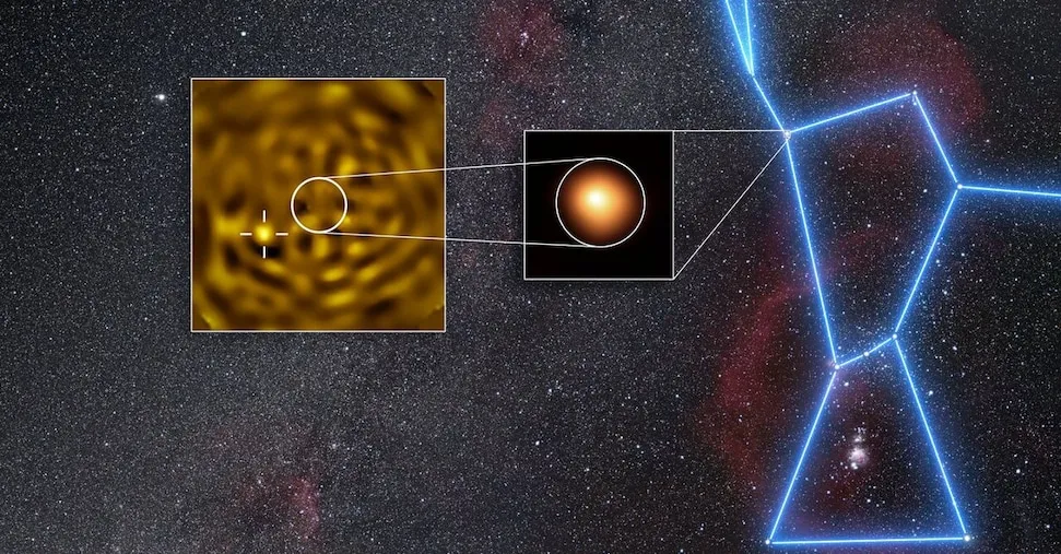 Betelgeuse non è sola: scoperta la stella compagna della gigante rossa