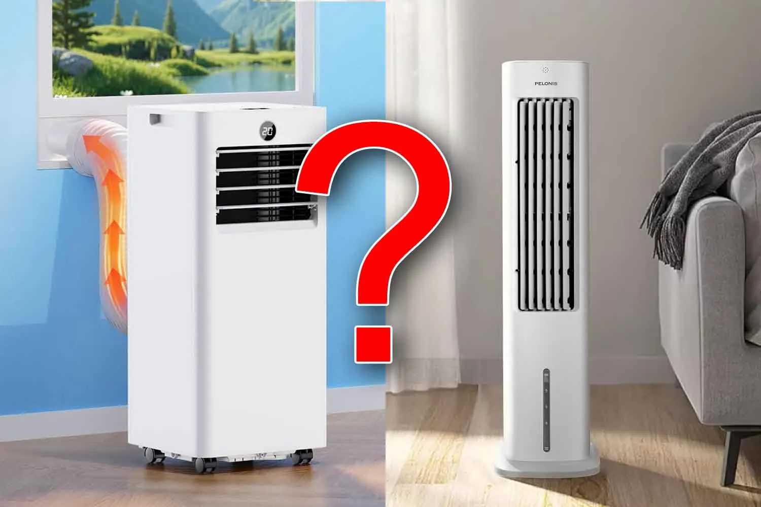 Condizionatore portatile con il tubo o senza tubo? Differenze, consumi e quale acquistare