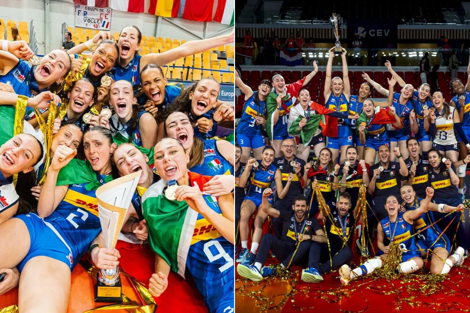 Non solo Sinner re di Wimbledon, l’Italia del volley femminile è sul tetto d’Europa: doppia vittoria per le Nazionali Under 18 e Under 22