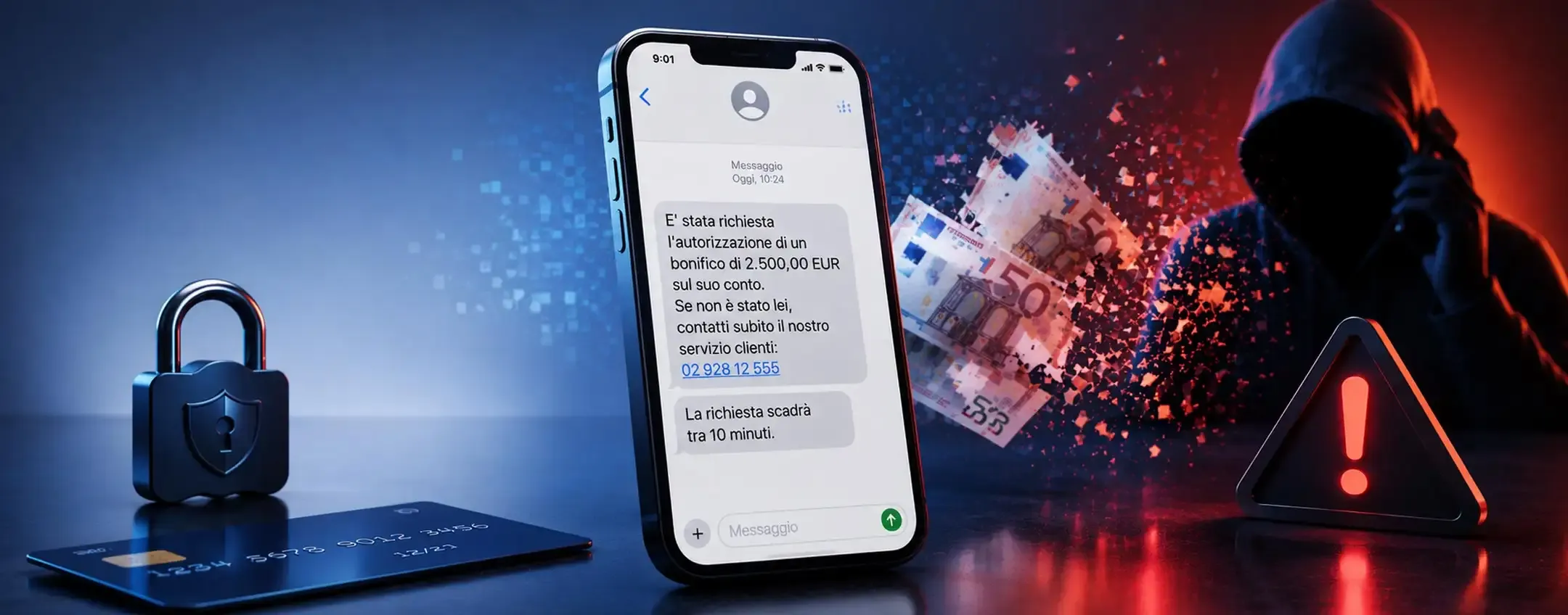 Risponde a un SMS e gli rubano 36.000 euro, rimborsato