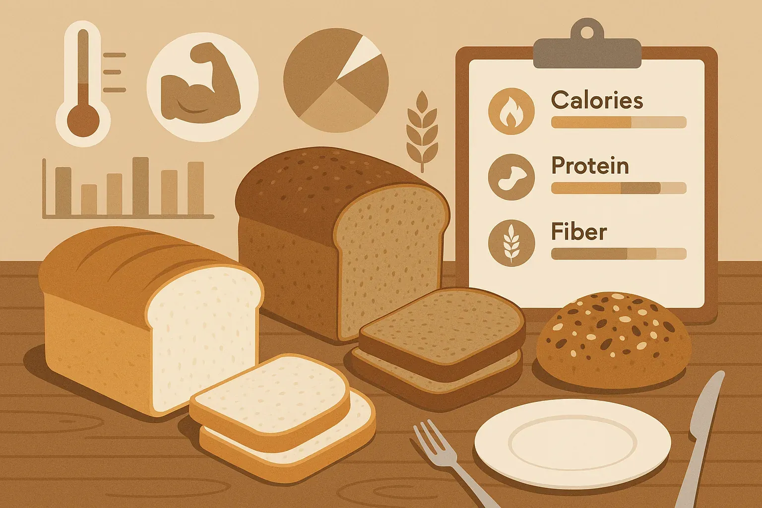 Valori nutrizionali pane: bianco, integrale e multicereali