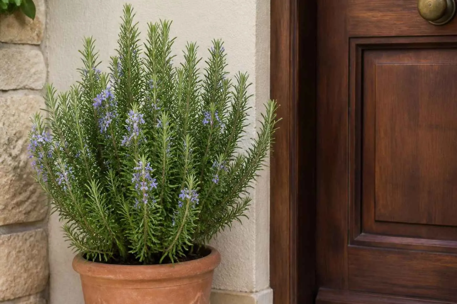 Perché dovresti mettere una pianta di rosmarino vicino alla porta di casa