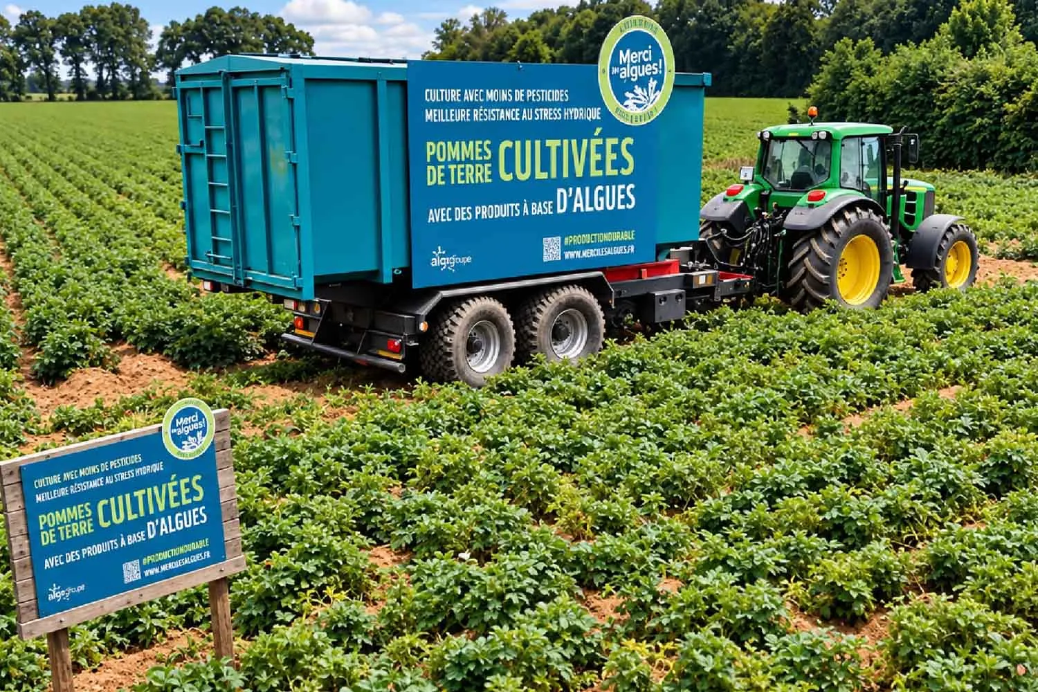 Glifosato addio? In Francia coltivano grano senza insetticidi né fungicidi, grazie alle alge