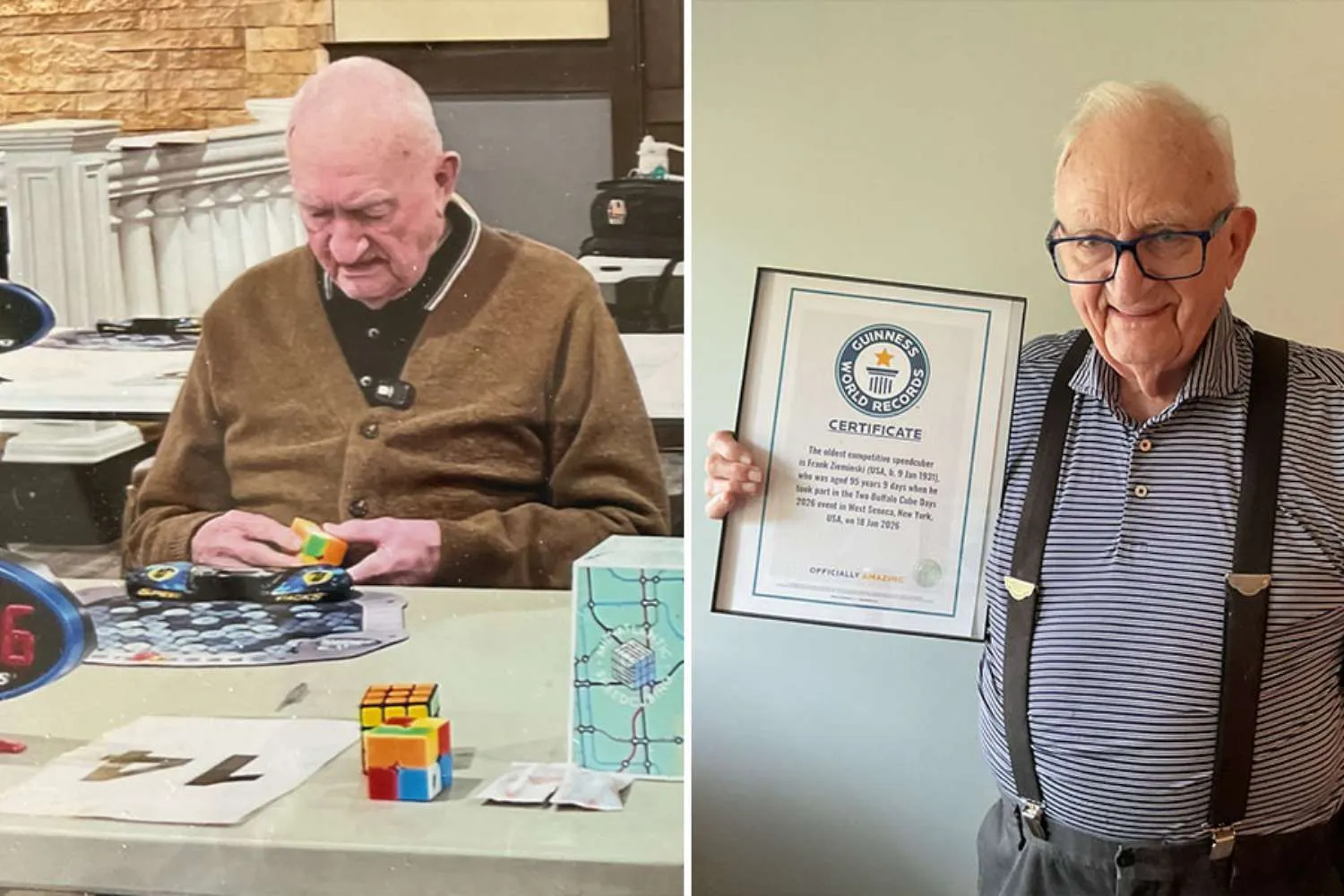 A 95 anni stabilisce il record mondiale come speedcuber più anziano: ha risolto il Cubo di Rubik in poco più di 5 minuti
