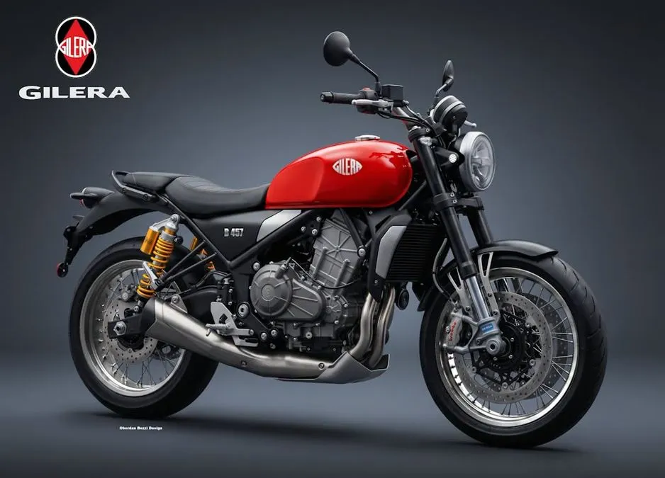 Gilera B 457, un designer stravolge la tradizione...con un motore Aprilia - HDmotori.it