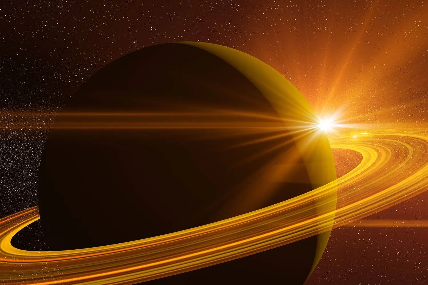 Tutti pronti stanotte per lo splendido “bacio” Luna – Saturno, potrebbe vedersi a occhio nudo