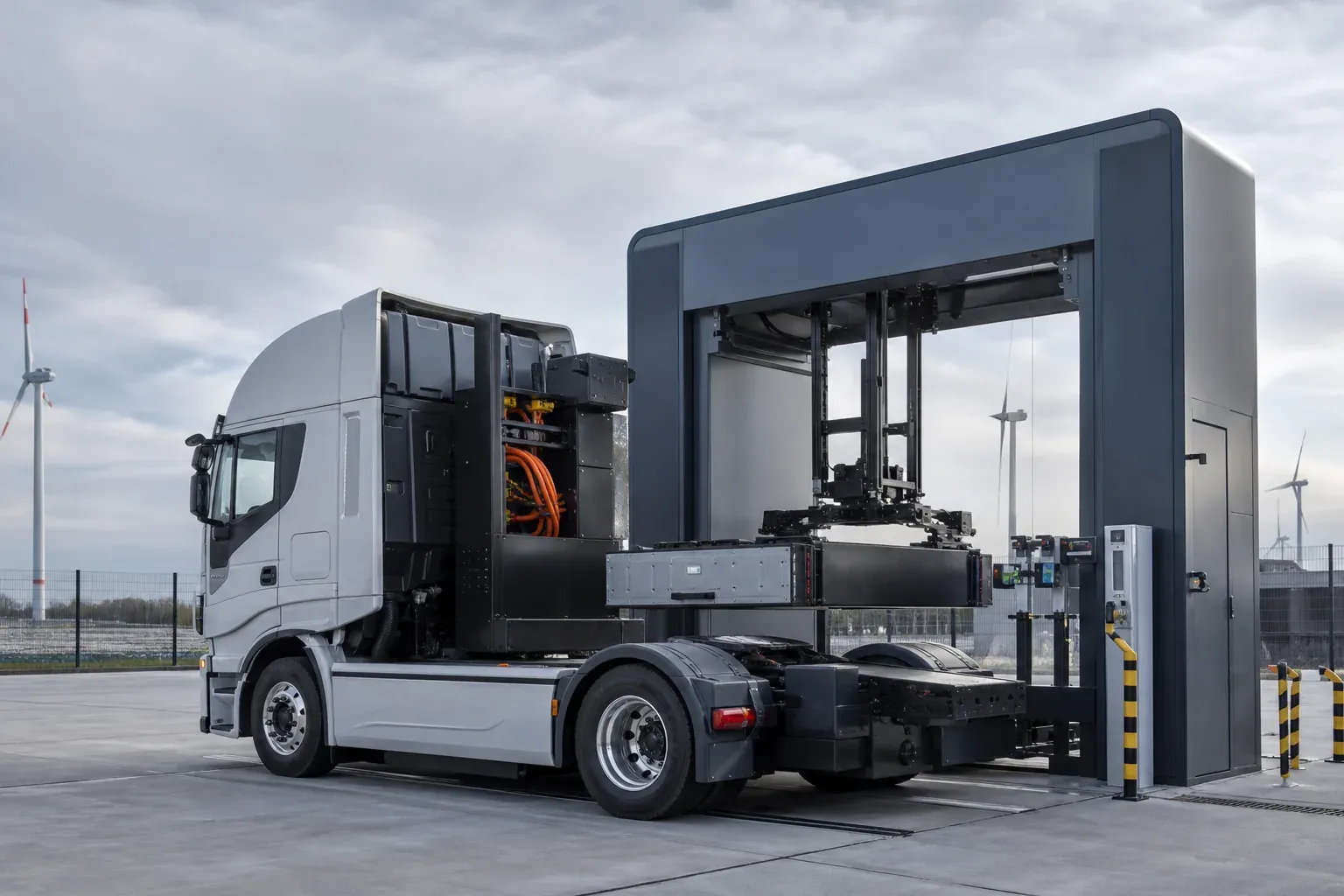 Batterie swap camion elettrici: la strategia CATL con 10.000 stazioni