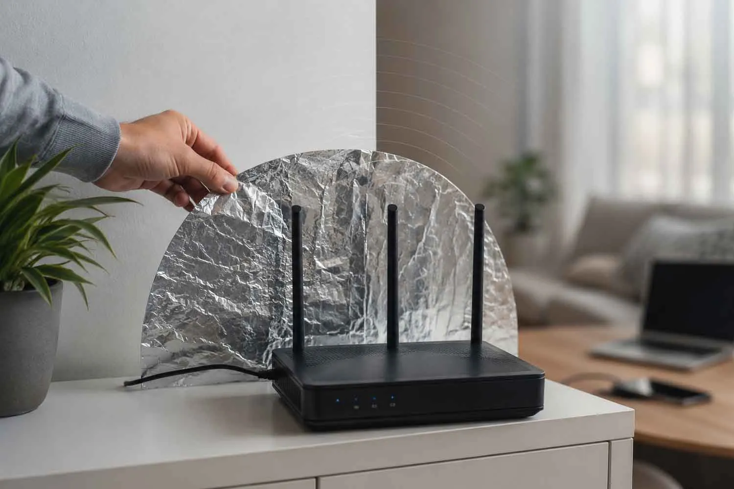 Il trucco del foglio di alluminio dietro al router funziona? Migliora davvero la ricezione del wi-fi in casa?